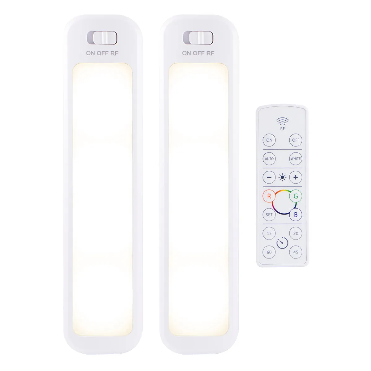 Energizer 12in. Battery Operated Color-Changing LED Light Bar with Remote, 2 Pack, White product image