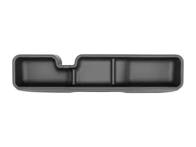 Weathertech Underseat Storage System Ford F-150 2005 - 2008 Black Will not fit models equipped with optional under seat subwoofer Jack mount and tools must be removed and relocated to inside part for proper use.