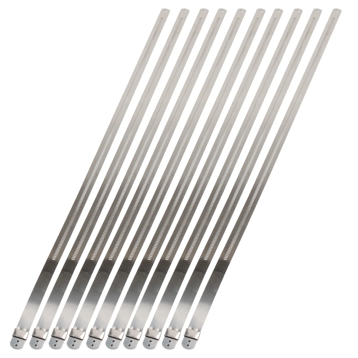 DEI 10213 Stainless-Steel Positive Locking Ties 12mm x 20 (10-Pack) 010213 product image