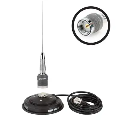 Rugged Radios Vhf Antenna Kit With 1/2 Wave no Ground Plane (Ngp) Antenna & Magnetic Mount