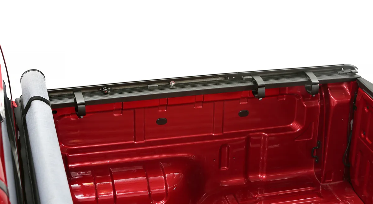 EZ-Roll Soft Tonneau Cover For Ford 2019-2024 Ranger 5.0 Foot Black Tailgate Spoiler Not Included Bestop product image