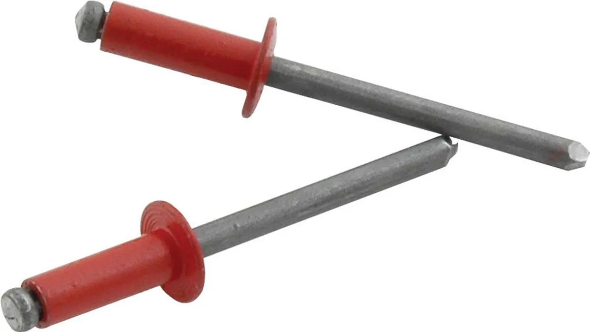 Allstar Performance Sm Hd Rivet Red 250pk