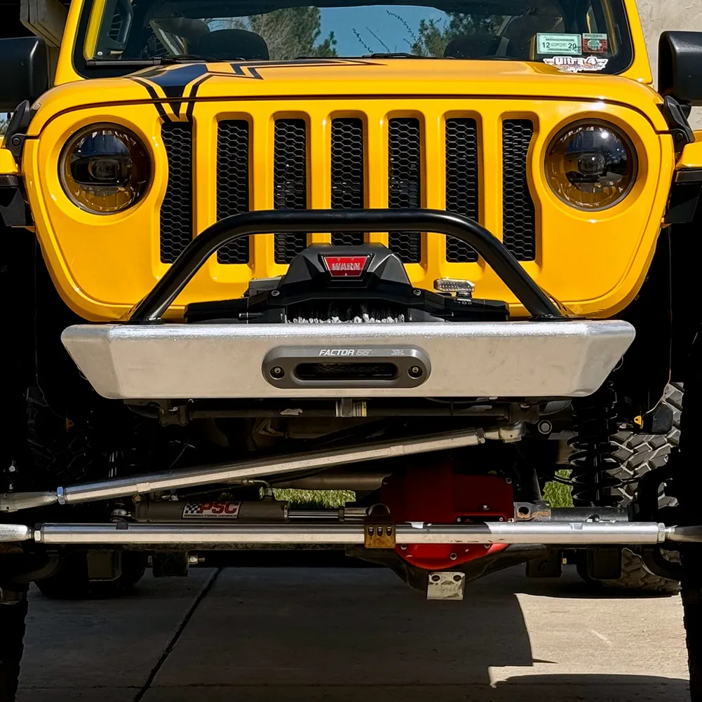 18c Wrangler Legacy Front Bumper With Hoop Raw product image