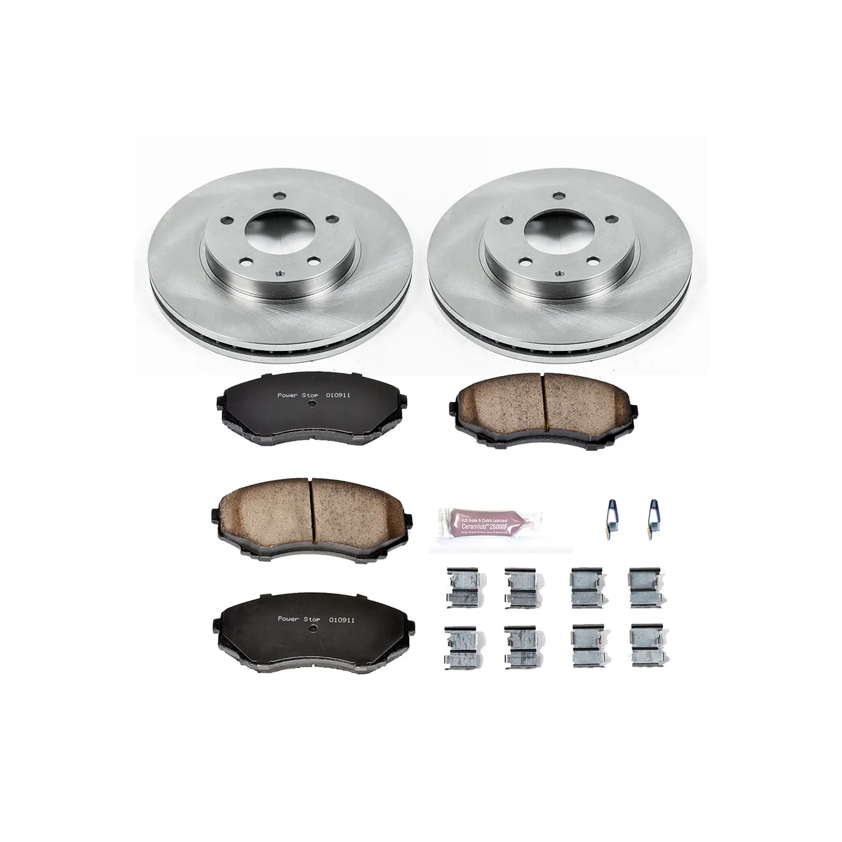 Z17 Direct Replacement Kit: Rotors; Ceramic Pads W/Hardware product image