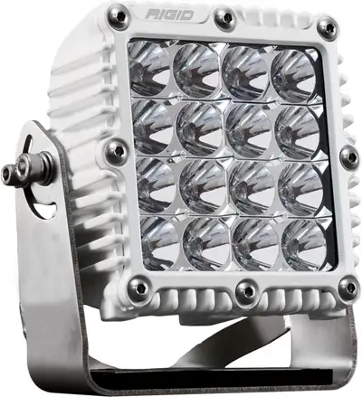 RIGID Industries Rigid Industries 245113 Q-Series Pro LED Light, Flood Optic, White Housing, Single