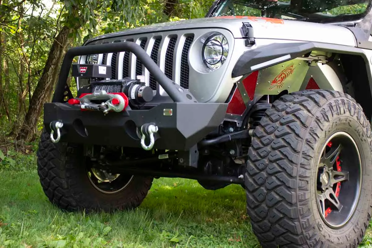 Fishbone Offroad Mako Front Bumper for 2018 & Up Jeep Wrangler/Gladiator FB22090 product image