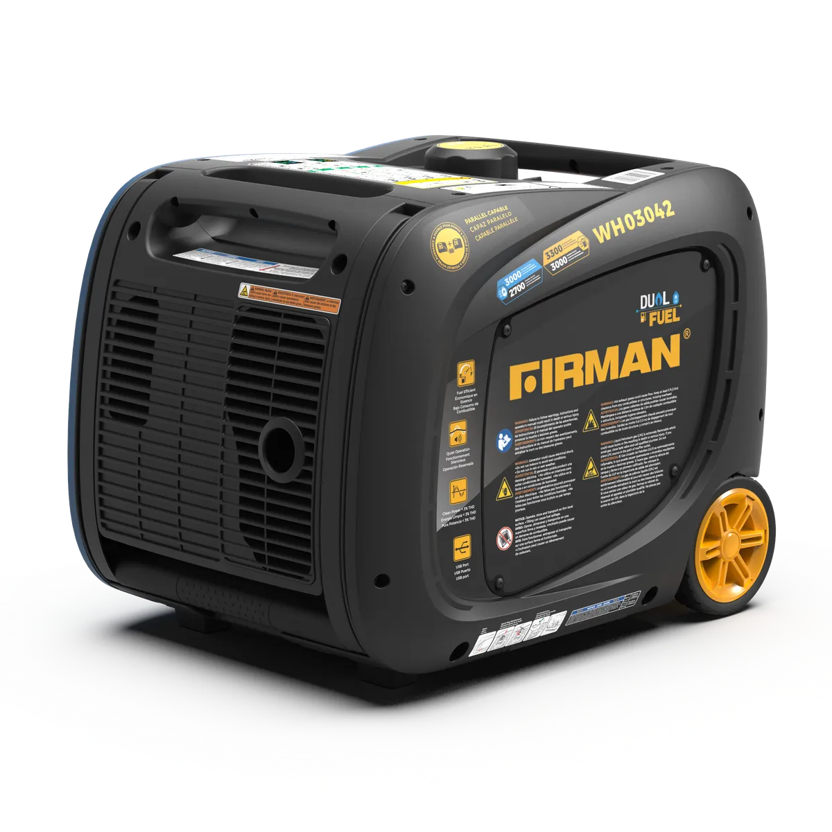 Inverter 3300/3000w Electric Start Parallel Ready Gas/Propane Portable Generator product image