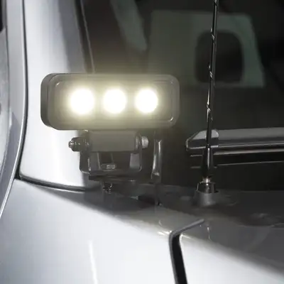 Putco 2019-2022 GMC Sierra 1500 Works with Luminix Block Lamps part 10004 or 10007 Lighting Luminix Hood Brackets Made in USA