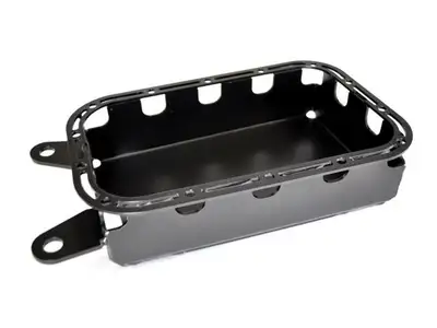 EVO Manufacturing 1218 Wrangler With 3.6l Pentastar v6 Engine Protek Oil Pan Skid Plate Black Powder Coat