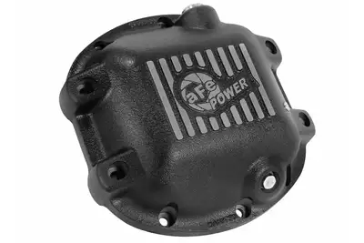 aFe Power aFe POWER Pro Series Rear Differential Cover w/ Machined Fins - Black - JK/TJ/XJ