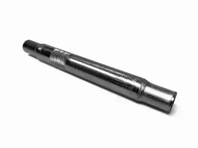 Steinjager Steinjäger Swaged Steel Threaded Tubes 3/4-16 37 inches Long Plated Zinc Silver