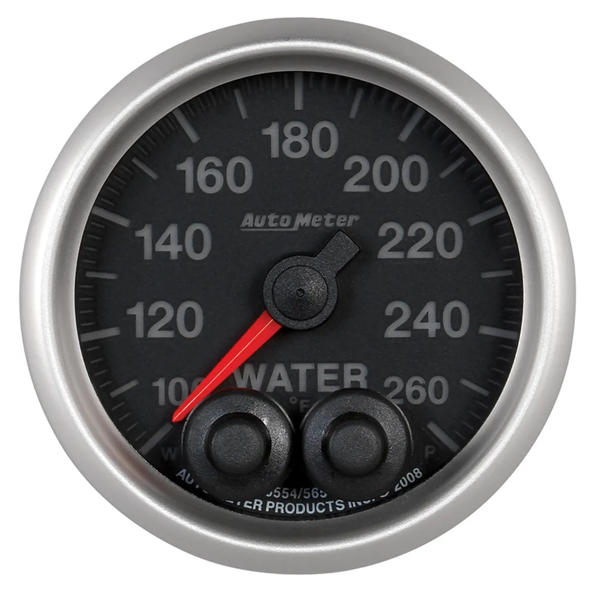 Gauge, Water Temp, 2 1/16", 260?F, Stepper Motor w/Peak & Warn, Elite product image