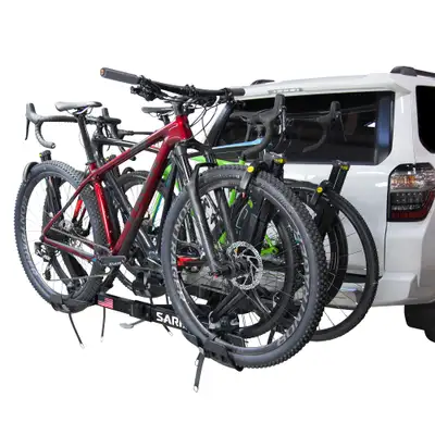Saris SuperClamp G3 4-Bike Hitch Rack, Bike Transport System