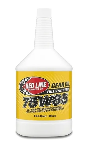 75W85 GL-5 Differential Gear Oil 1 Quart Red Line Oil product image