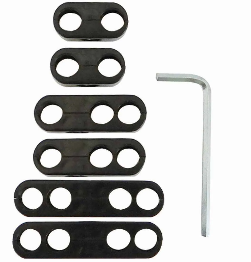Moroso Wire Separator Kit Split-Design Black