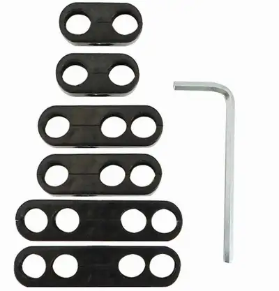 Moroso Wire Separator Kit Split-Design Black