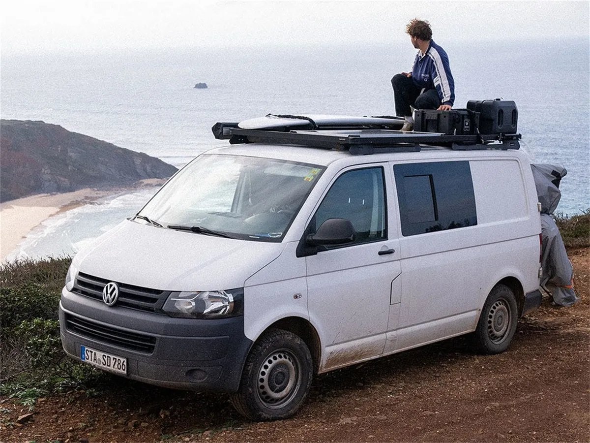 Slimline II Roof Rack Kit; For 2003-2015 Volkswagen T5 Transporter SWB; product image
