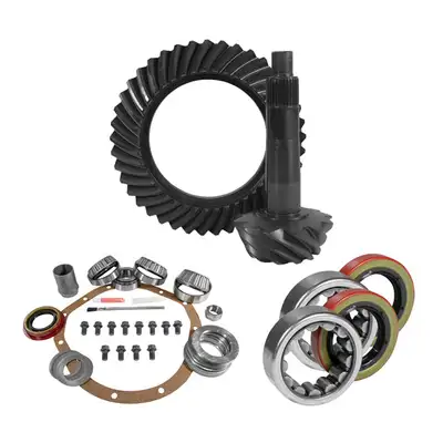 Yukon Gear and Axle 8.875 GM 12T 3.08 Rear Ring Pinion Install Kit Axle Bearings Seals 12T GM 3.08 REAR R P GEAR