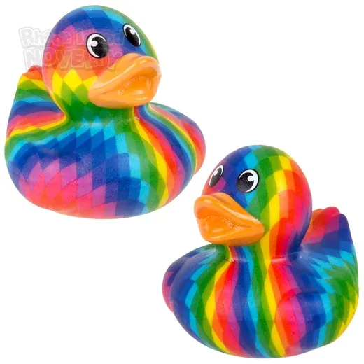 2\" Rainbow Pixel Duckies product image