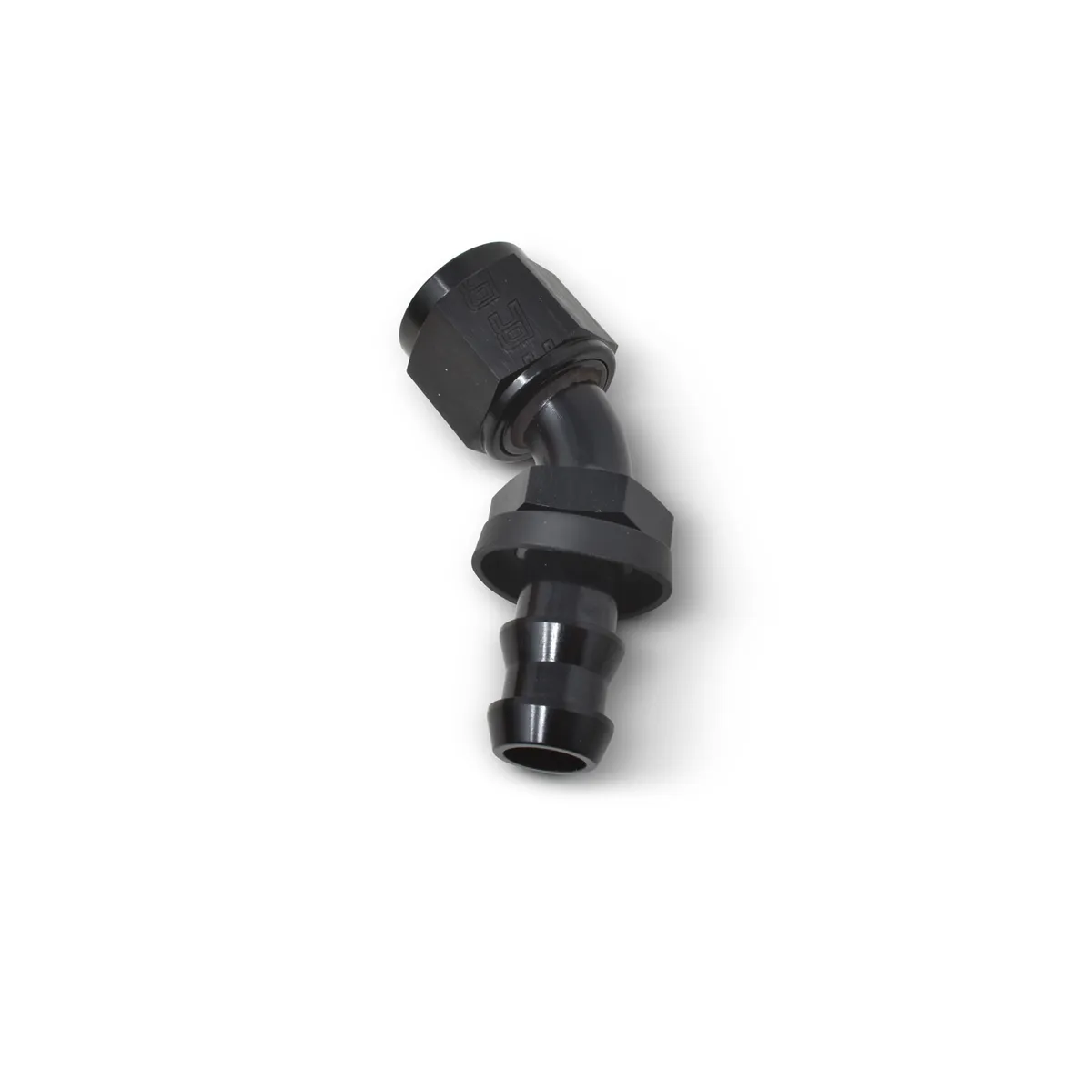 Twist-Lok Hose End #10 45 Deg Black product image