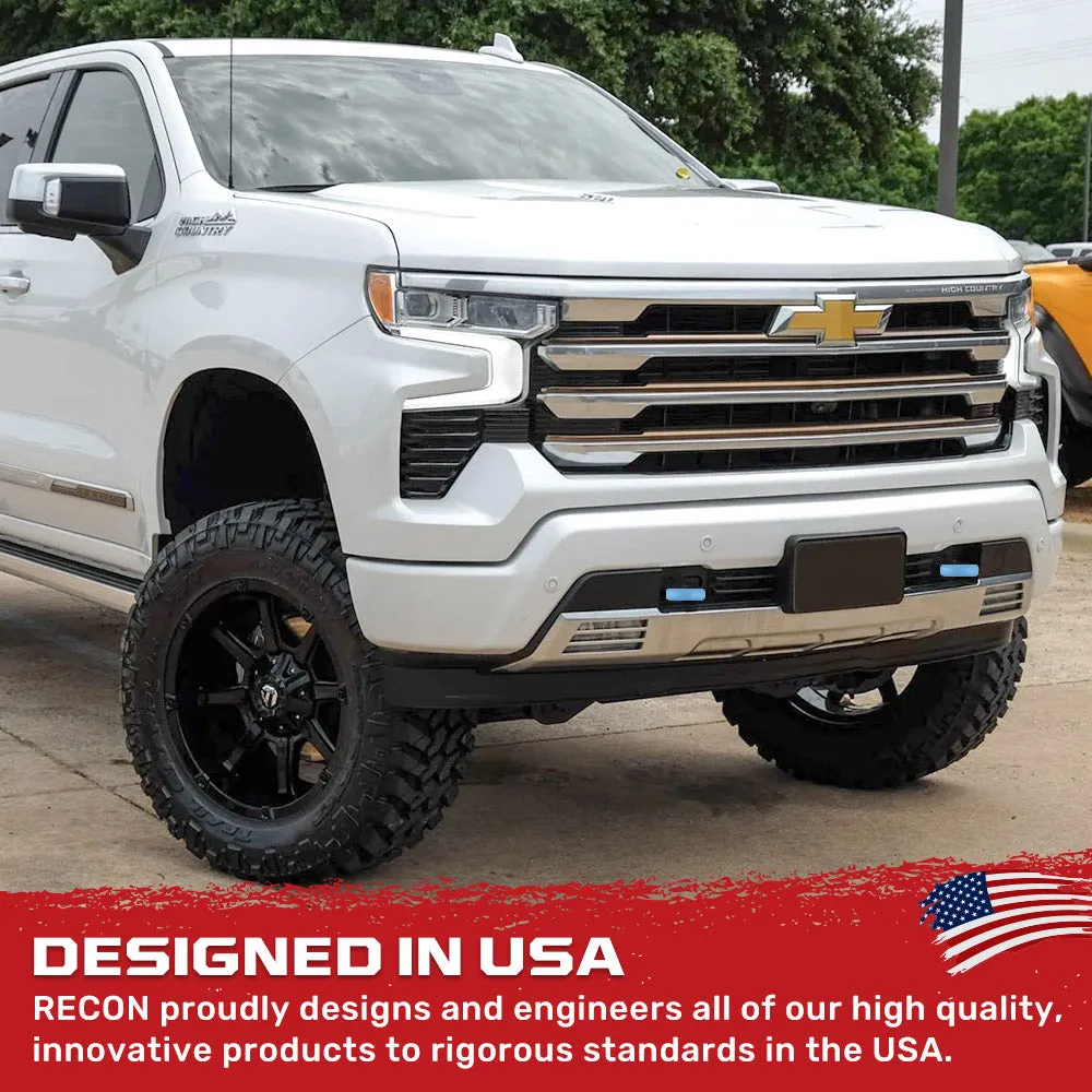 Chevy 20-25 Silverado 2500/3500 Tow Hook Covers 2-Piece Set of Silicone Covers Standard & LED Options - Multiple Colors product image