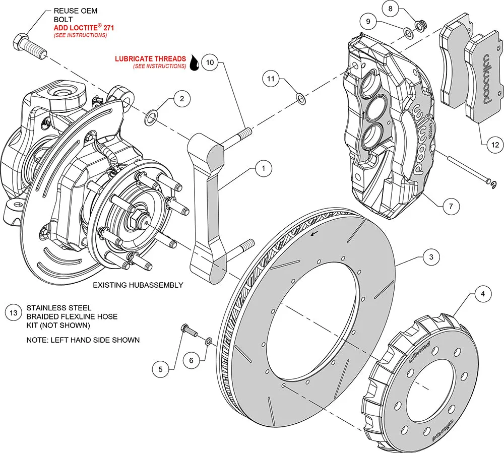 14c RAM 2500/3500 Kit Front 2wd/4wd 16.00 Rotor W/Lines product image