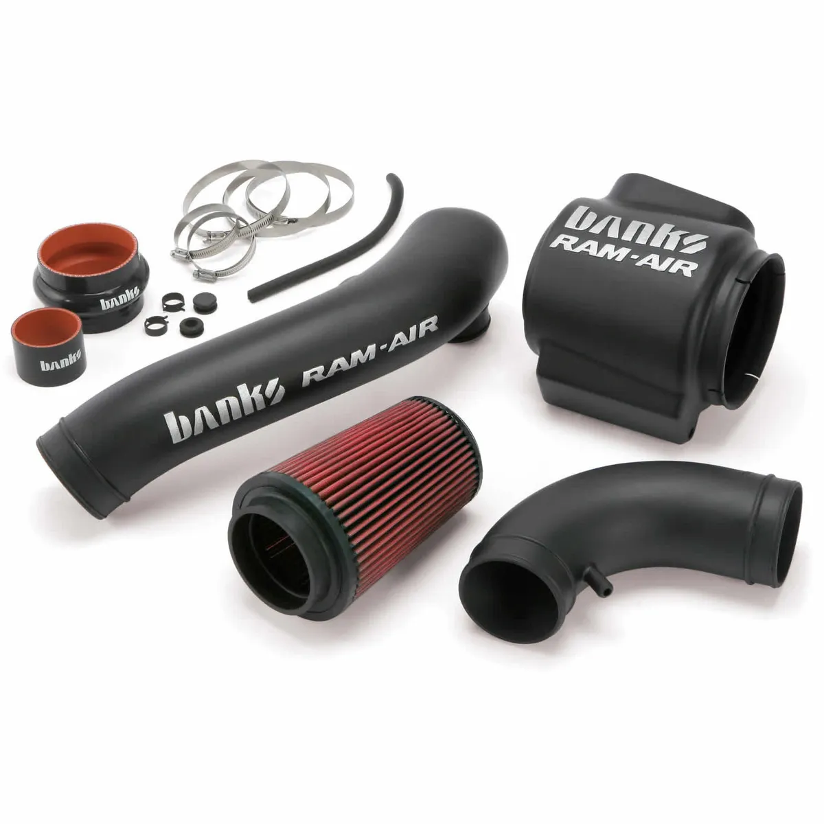 Ram-Air Cold-Air Intake System Oiled Filter 97-06 Jeep 4.0L Wrangler TJ Banks Power product image