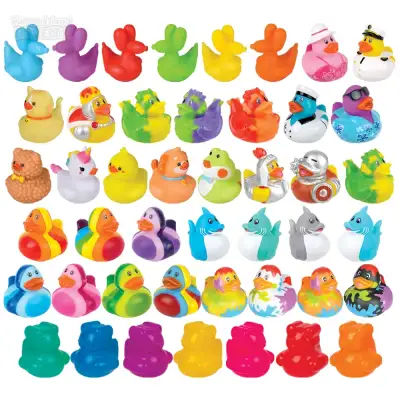 No Brand Rubber Ducky Refresh Mix 2\" 500 Pcs