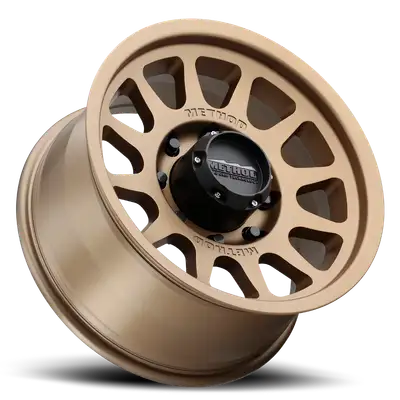 Method Race Wheels Aluminum Wheels 17x9 Bead Grip MR703 Bolt Pattern 8 On 165.1 Offset -12 Lip Size 1.18 Method Bronze BRZ Method