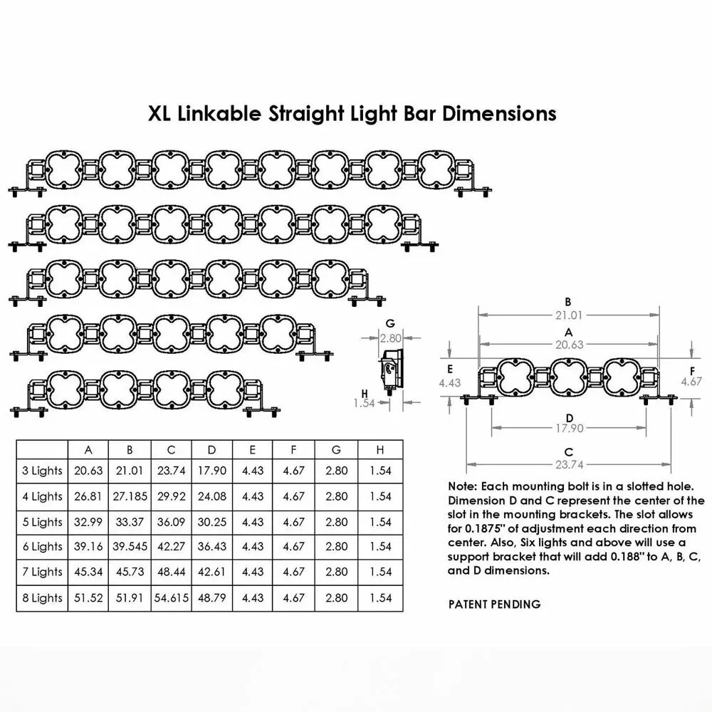 Baja Designs 740005 XL Sport Linkable LED Light Bar product image