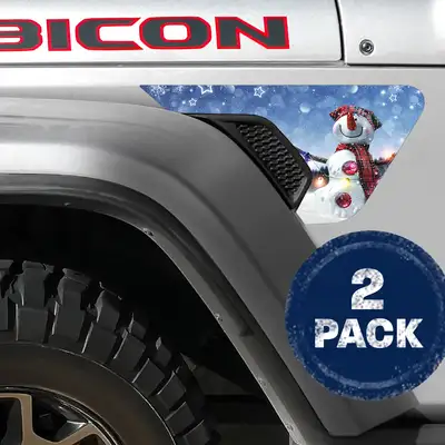 Under The Sun Inserts Jack Frost 2pc Vinyl Fender Decal