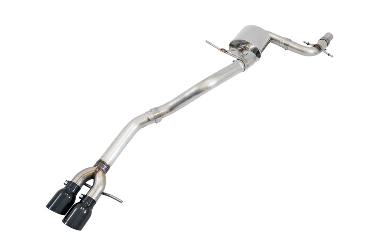 AWE Track Edition Exhaust for MK6 GLI 2.0T - MK6 Jetta 1.8T - Diamond Black Tips product image