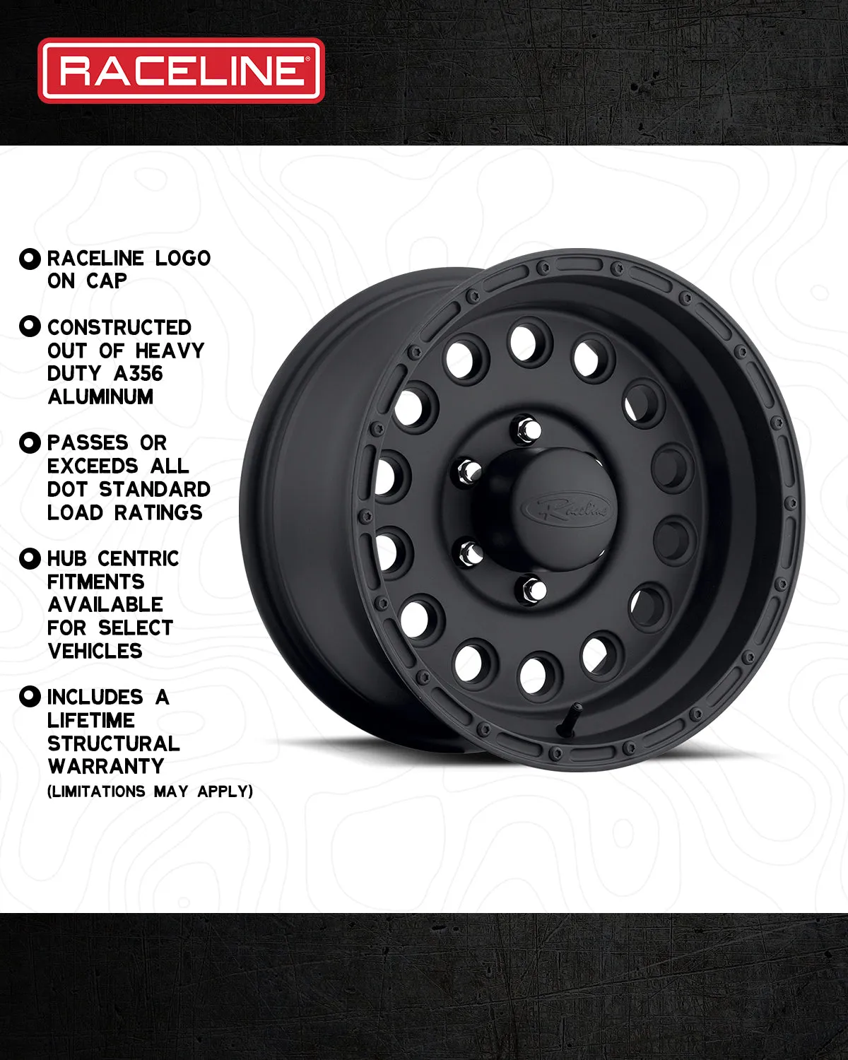 Rock Crusher Black 17x9 8x170mm 0mm product image