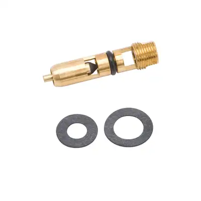 Edelbrock Non-adjustable inlet needle. 0.110" Viton? tip . Can be used as replacements or upgrade.