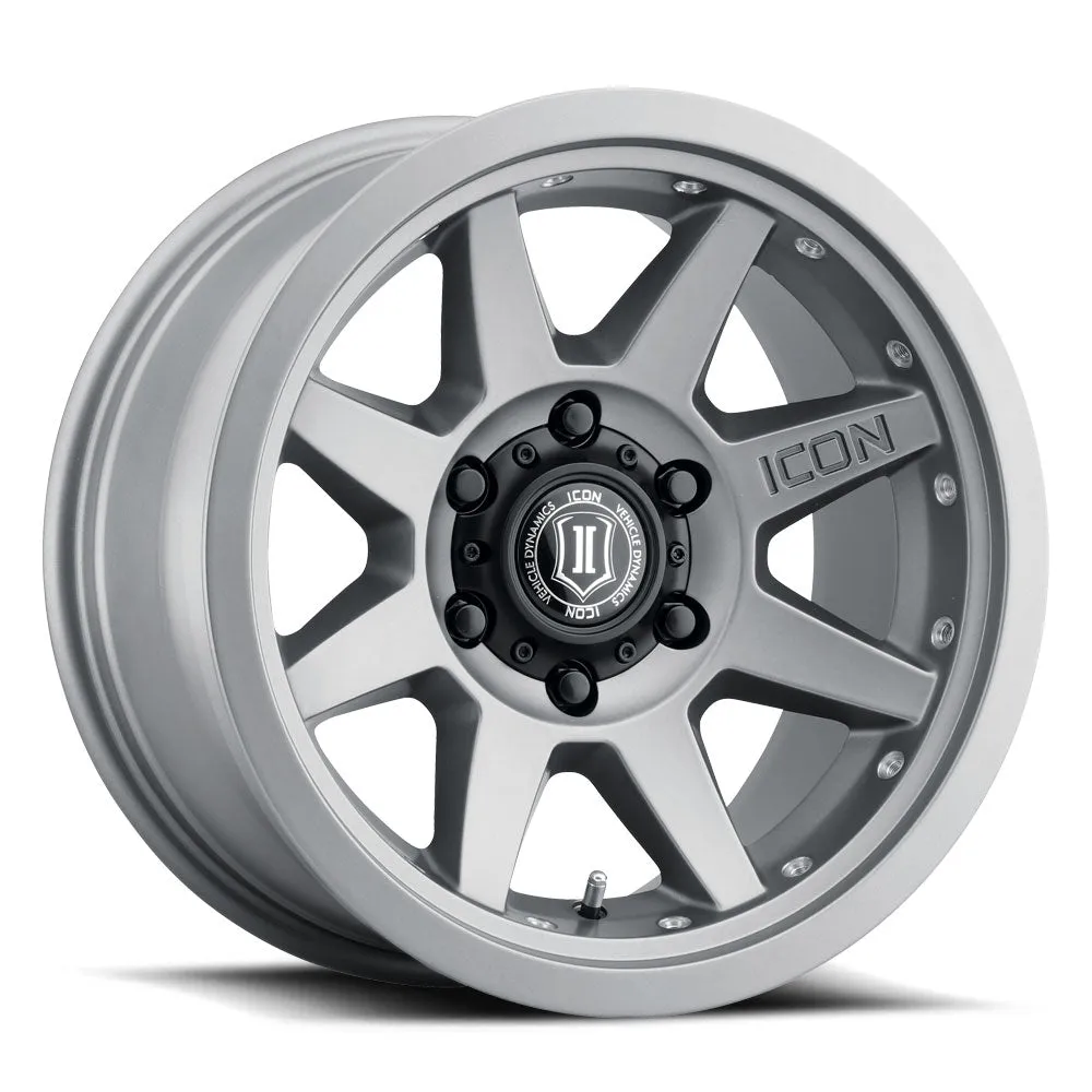 17 Rebound Pro Wheels Size 17x8.5 Finish Titanium Bolt Pattern 6 x 5.5 Backspace 4.75 Offset 0mm product image