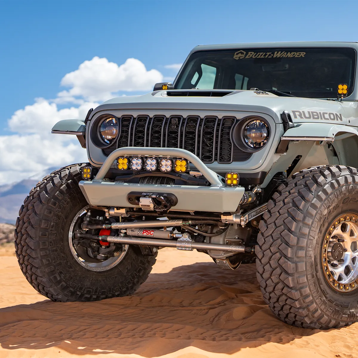 18c Wrangler Legacy Front Bumper With Hoop Raw product image