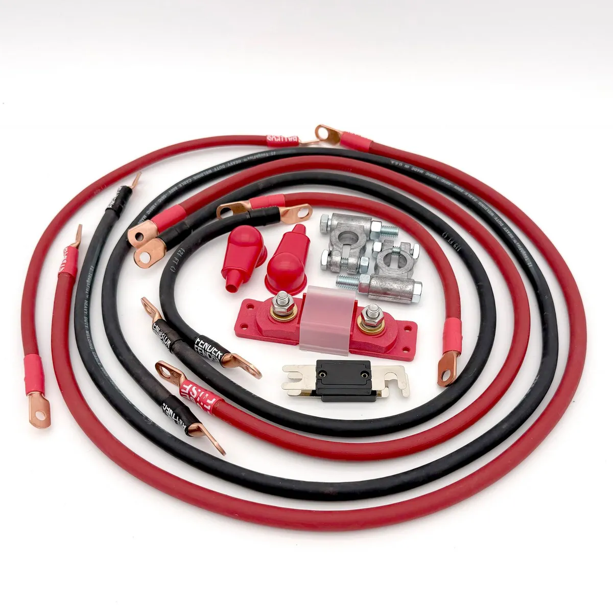 2005-2015 Toyota Tacoma Battery Cable Kit Gen 2 2.7 Liter 1/0 Gauge Battery Cable Big7Kits product image