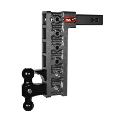 GEN-Y Hitch 84in Long Running Board Rs/Cs (Running Board Only) Black