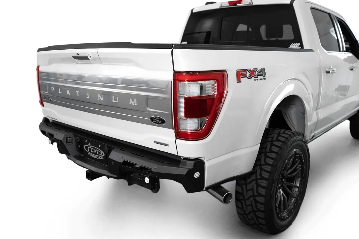 2123 F150(Excl Raptor) Black Label Rear Bumper product image