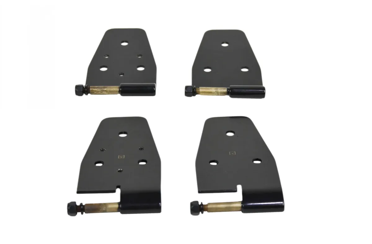 Jeep YJ Door Hinge Set 4 Pieces 87-95 Wrangler TJ Powdercoat Black Kentrol product image