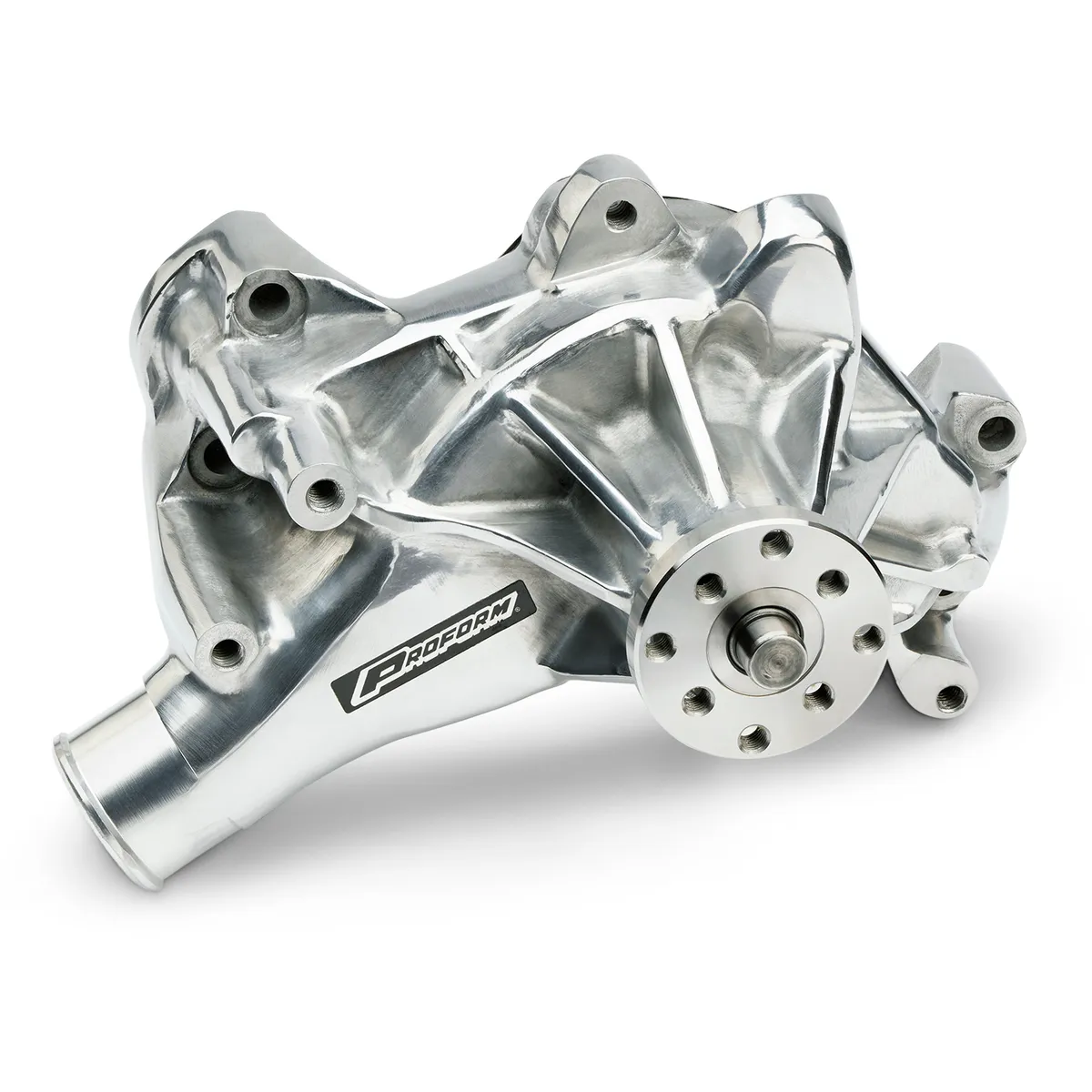 Engine Water Pump Mechanical Long Style High Flow Model Polished SB Chevy Proform product image