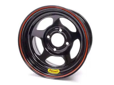 Bassett 13x7 4.50in Black Rolled