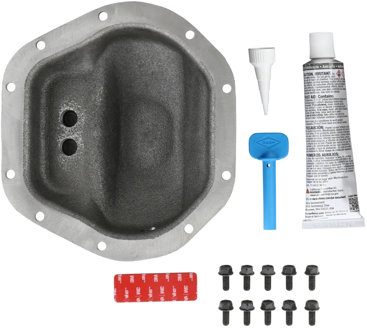 Dana Front & Rear Primed DANA 44 Differential Cover Kit product image
