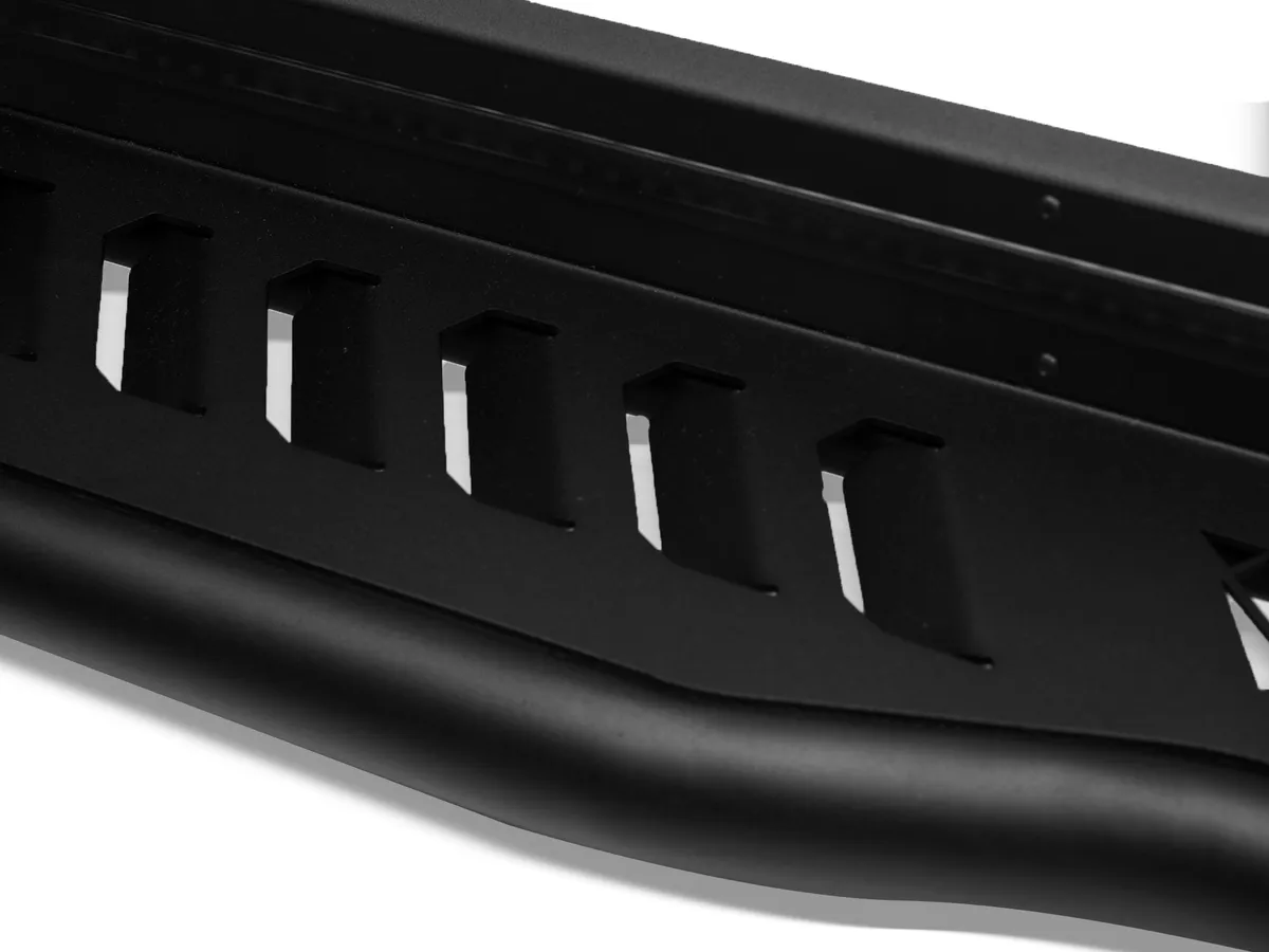 Armordillo 2018-2024 Jeep Wrangler 4 Door FX Running Boards W/LED - Matte Black product image