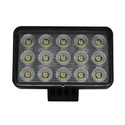 Race Sport 6 x 3.75in 60-Watt Rectangle IQ Series Auxiliary LED Flood Beam Light - Industrial Grade Quadruplex Optical System