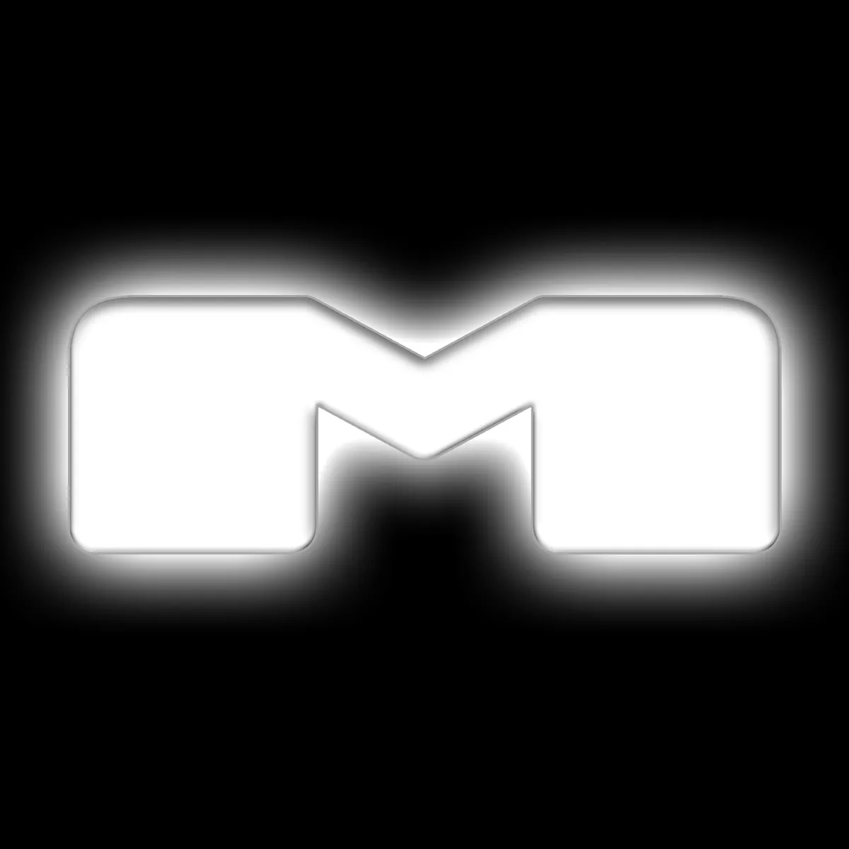 Oracle Lighting Universal Illuminated LED Letter Badges - White LED - Individual - Matte White / m product image