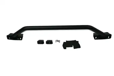 DV8 Offroad 21c Bronco Factory Steel Bumper Bull Bar Light Mount Black(Will Not Work w/ Plastic Factory Bumper)