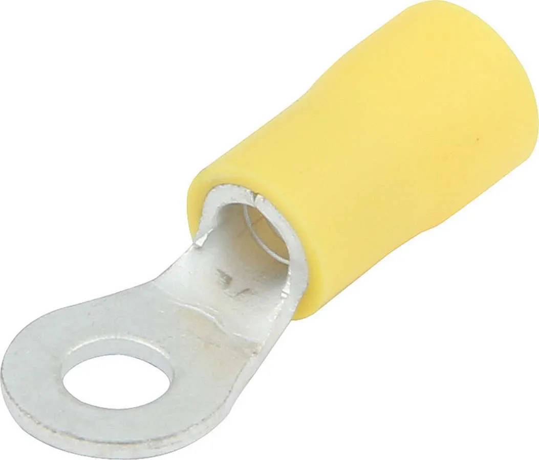 Allstar Performance Ring Terminal #8 Hole Insulated 12-10 20pk