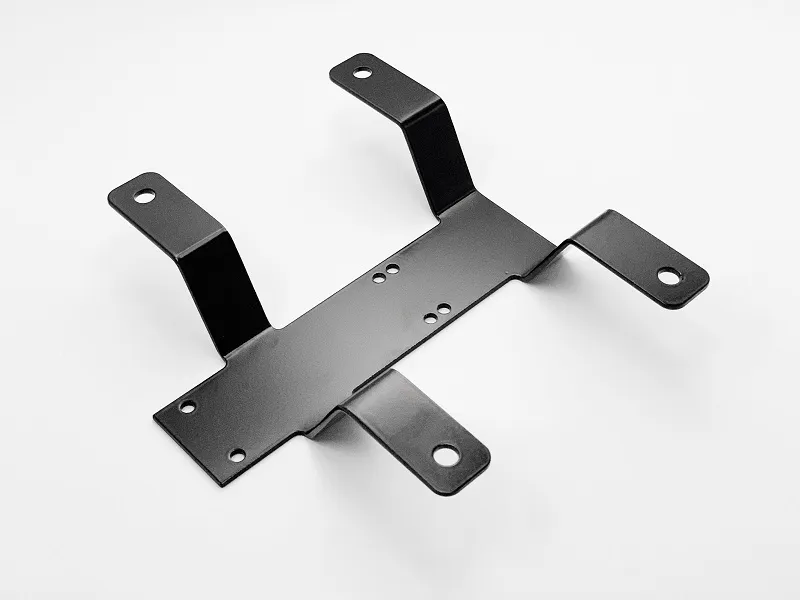 Jeep Flag Mount License Plate Bracket For Wranglers JK/YJ/KJ/TJ/LJ and Liberty Black Aluminum ROX Offroad product image