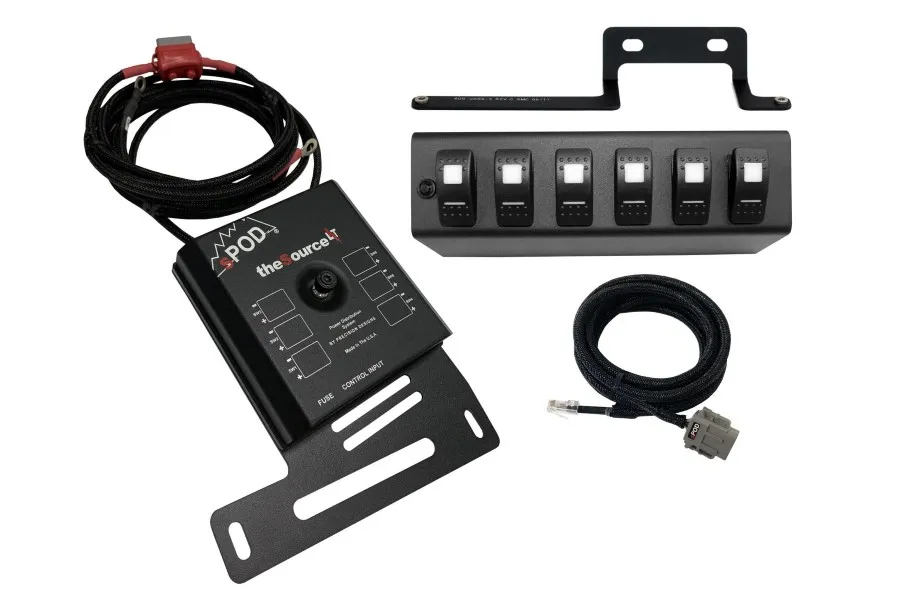 sPOD SourceLT - Jeep 2009-2018 Wrangler JK (Color: Red)